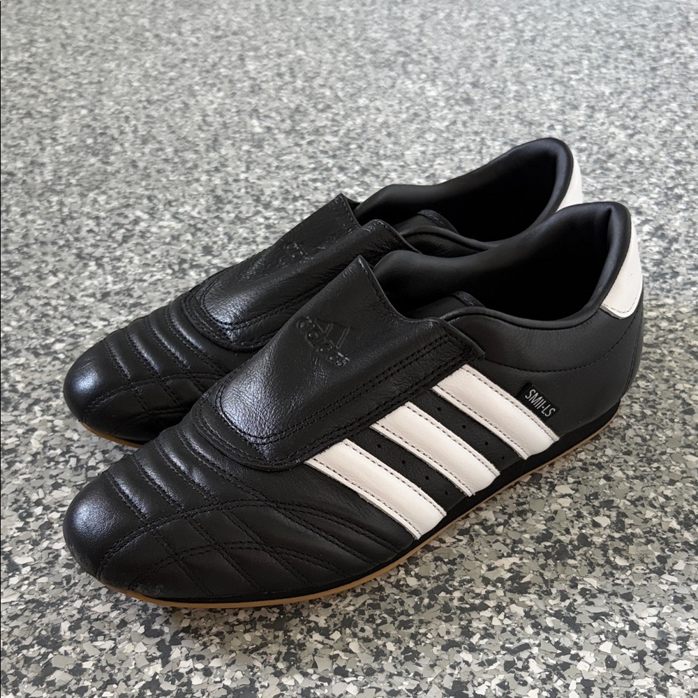 Adidas Black and White Athletic Shoes